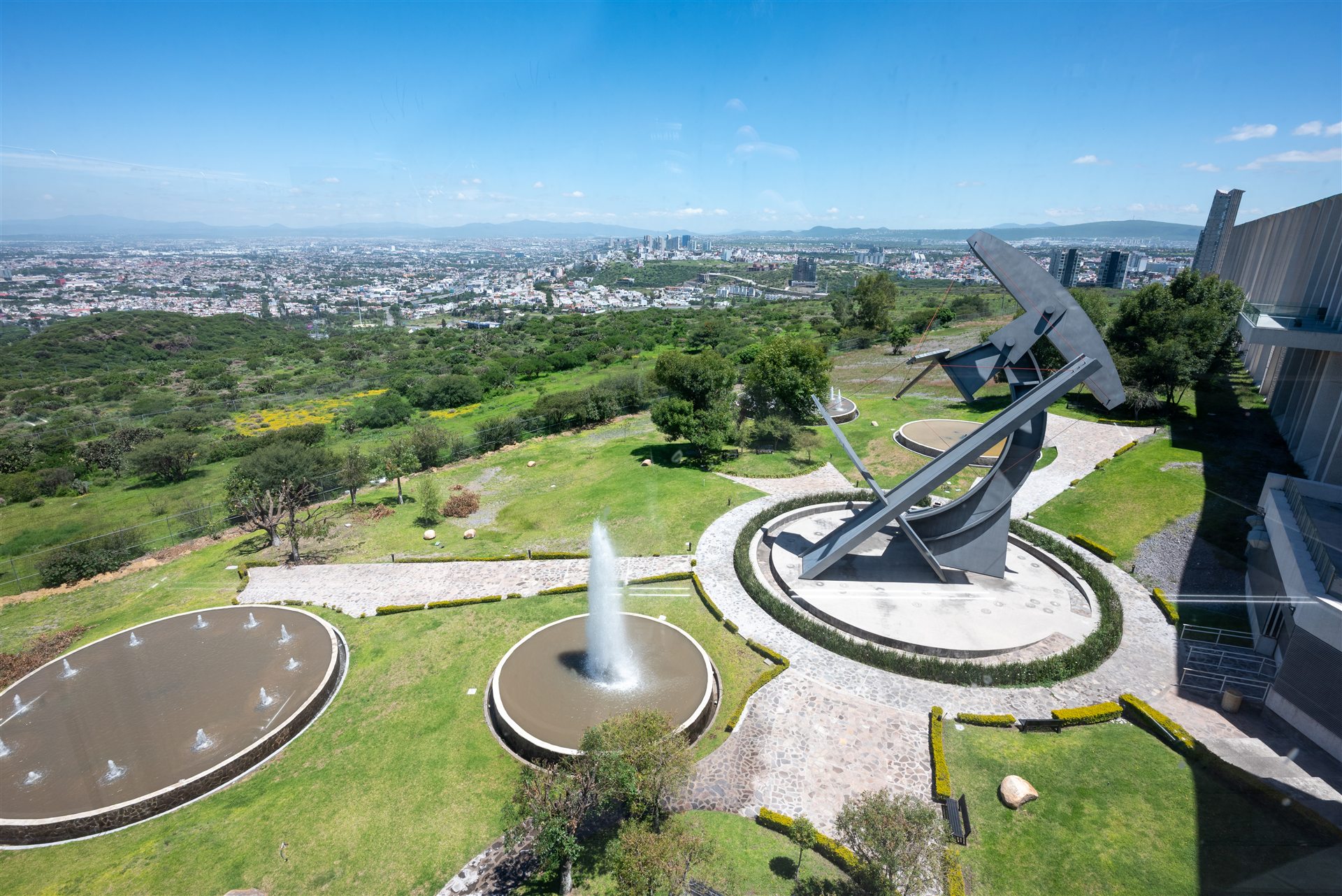 Vista panor&aacute;mica de Quer&eacute;taro desde el recinto